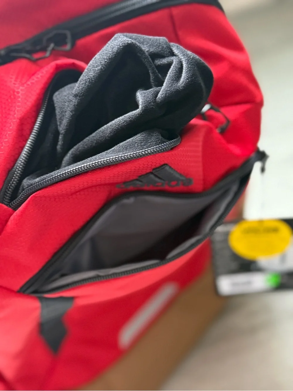 NWT Adidas Unisex Excel 4 Backpack Red/Bk